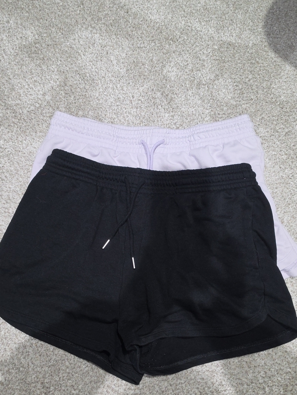 H&M | Large| Black and Light Lavender Athletic Shorts